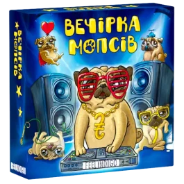 Вечірка мопсів (мопсоподібний UNO)